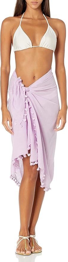 Seafolly Women's Beach Basics Cotton Gauze Sarong Cover Up | Amazon (US)