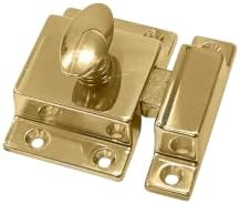 Traditional Large Oval Turn Cabinet Latch, Solid Brass, 2", for Cupboard & Other Furniture, Polis... | Amazon (US)