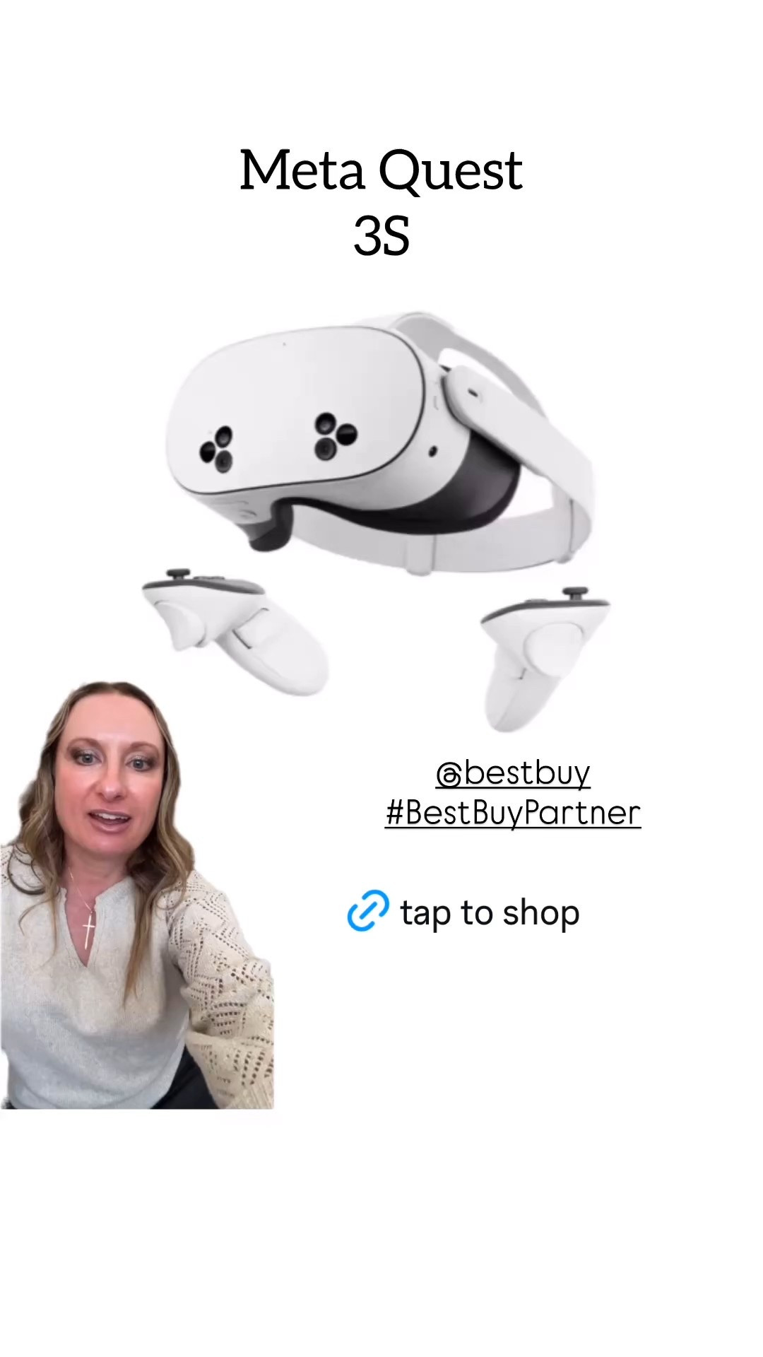 #BestBuyPartner I’m so excited to partner with @bestbuy to share the best family gift this holiday season! It’s the Meta Quest 3S!! We love doing virtual gaming together! Best Buy has all the top gifts this holiday season! 