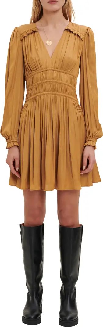 maje Rianne Long Sleeve Minidress | Nordstrom | Nordstrom