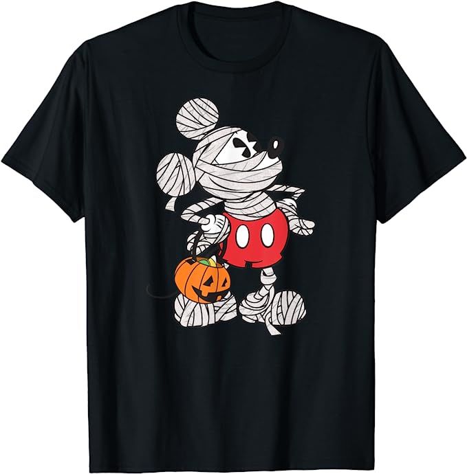 Disney Mickey Mouse Mummy Halloween T-Shirt | Amazon (US)