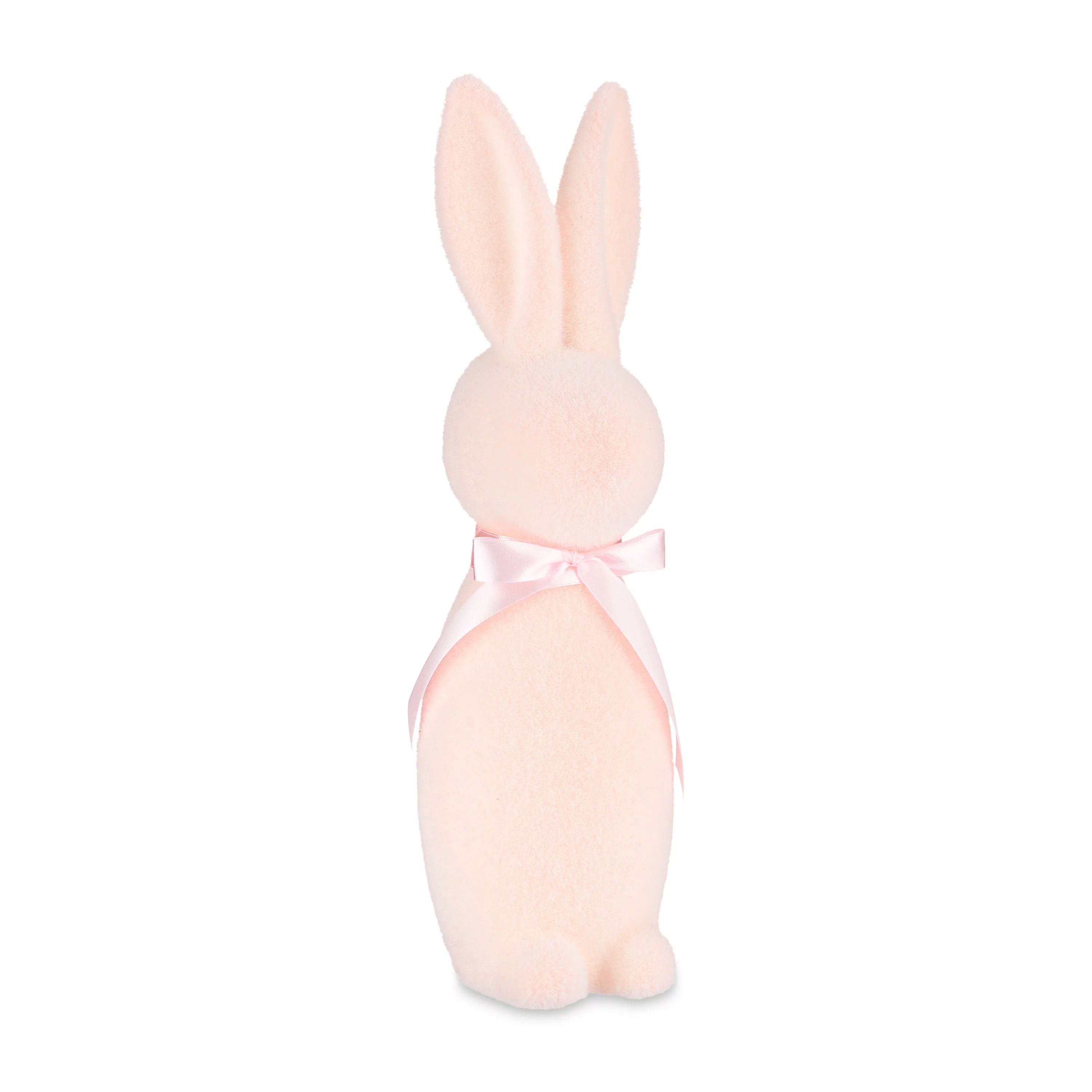 Way to Celebrate Easter Flocked Bunny Decor, Pink, 16" - Walmart.com | Walmart (US)