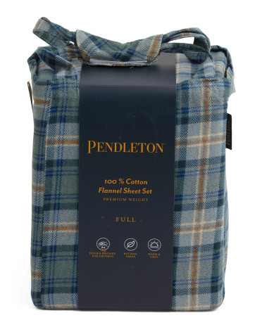 Cotton Plaid Flannel Sheet Set | TJ Maxx