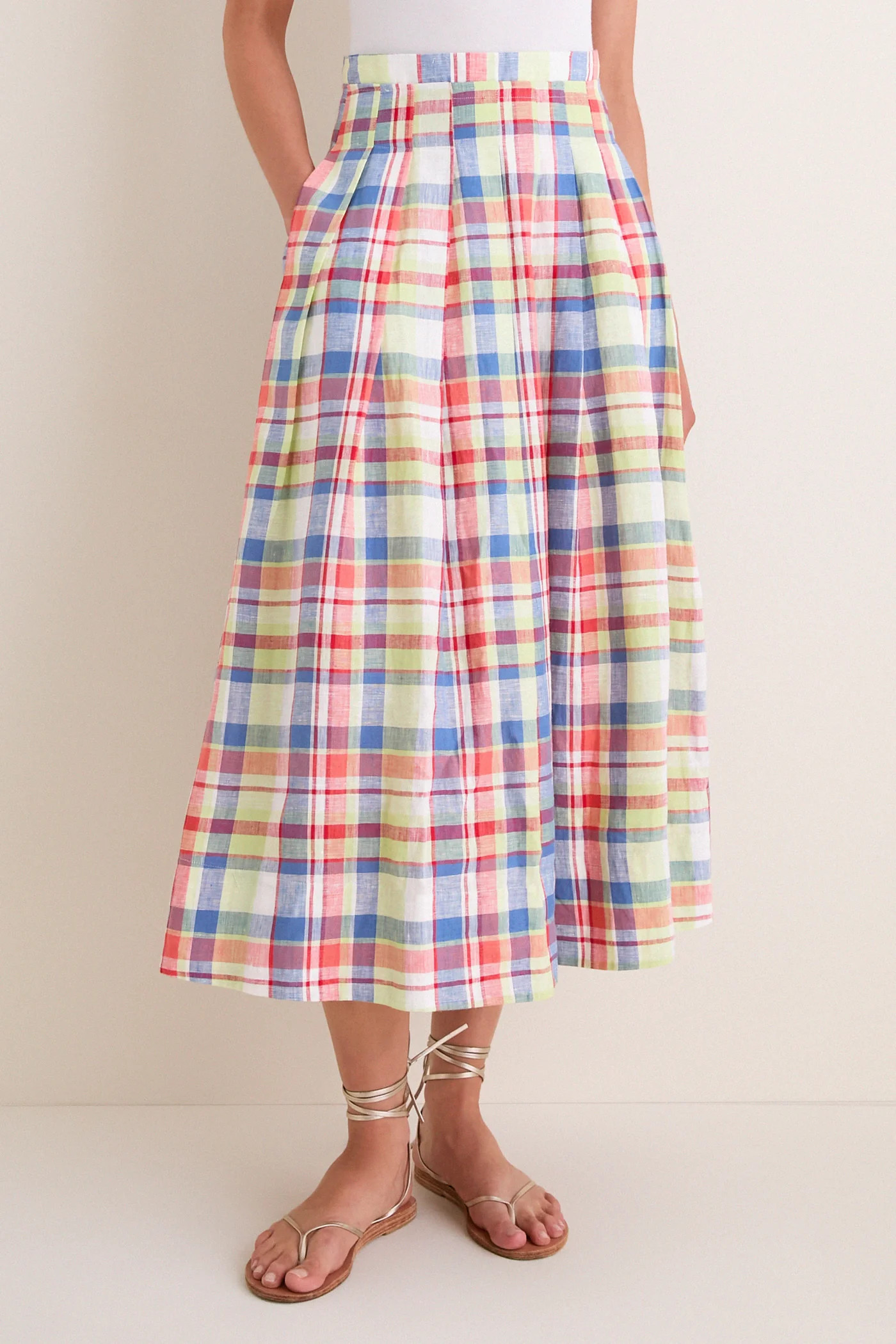 Harbor Club Madras Maison Skirt | Tuckernuck (US)