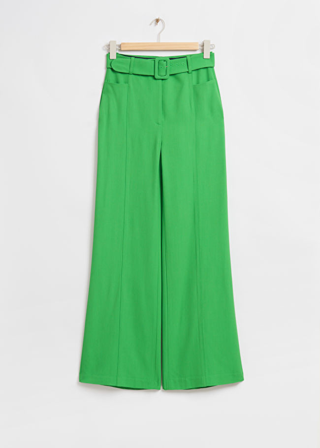 High Waist Pintuck Crease Trousers | & Other Stories (EU + UK)