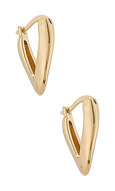 Amber Sceats Hoop Earrings in Gold from Revolve.com | Revolve Clothing (Global)
