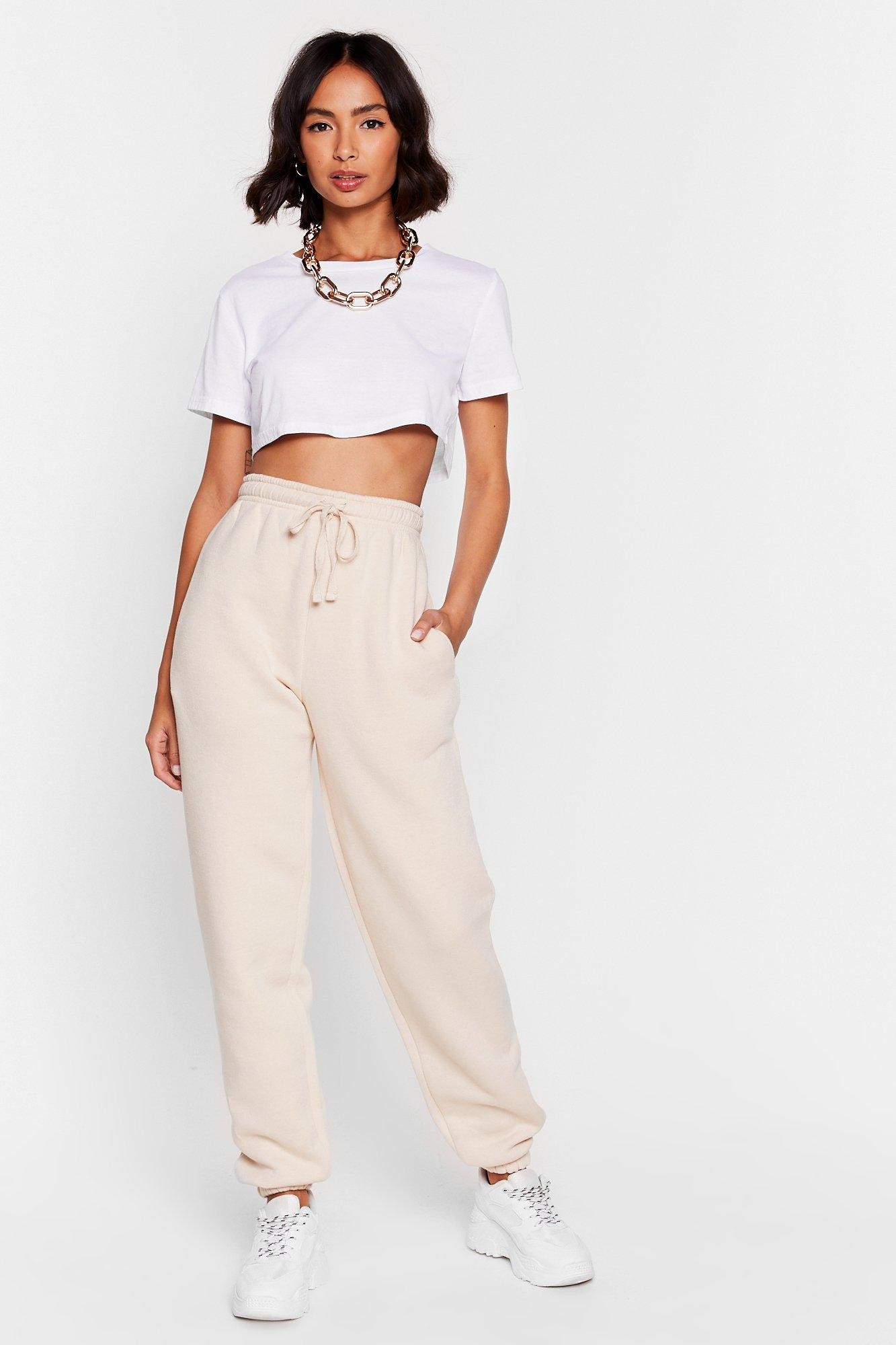 Who Run the World Relaxed High-Waisted Joggers | NastyGal (US & CA)