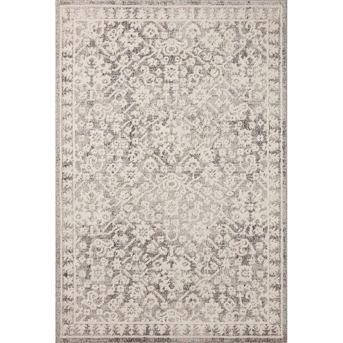 Magnolia Home by Joanna Gaines x Loloi Gigi Grey / Ivory Area Rug & Reviews | Wayfair | Wayfair North America