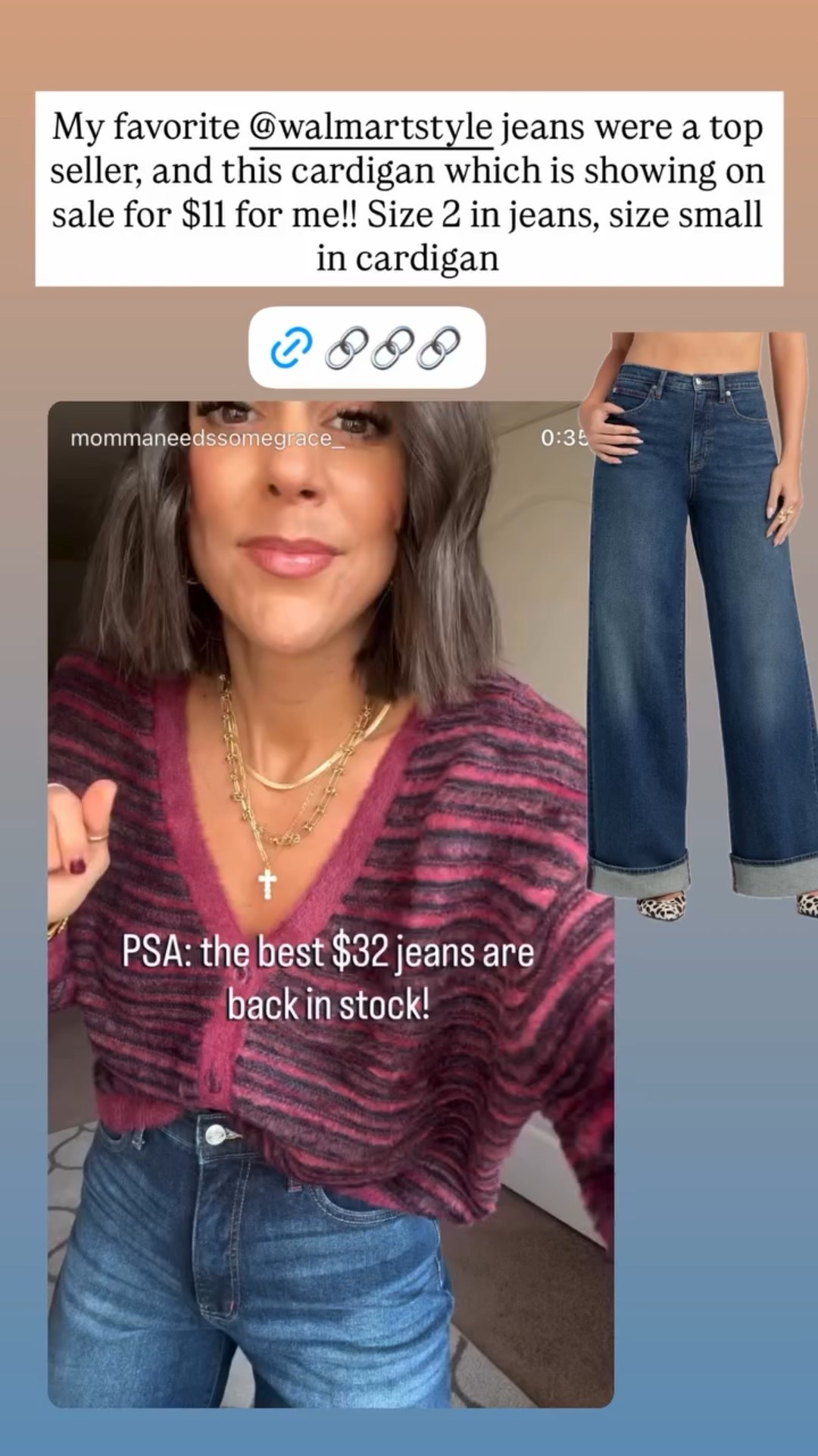 My favorite @walmartstyle jeans were a top seller, and this cardigan which is showing on sale for $11 for me!! Size 2 in jeans, size small in cardigan

#LTKSaleAlert #LTKHoliday #LTKSeasonal