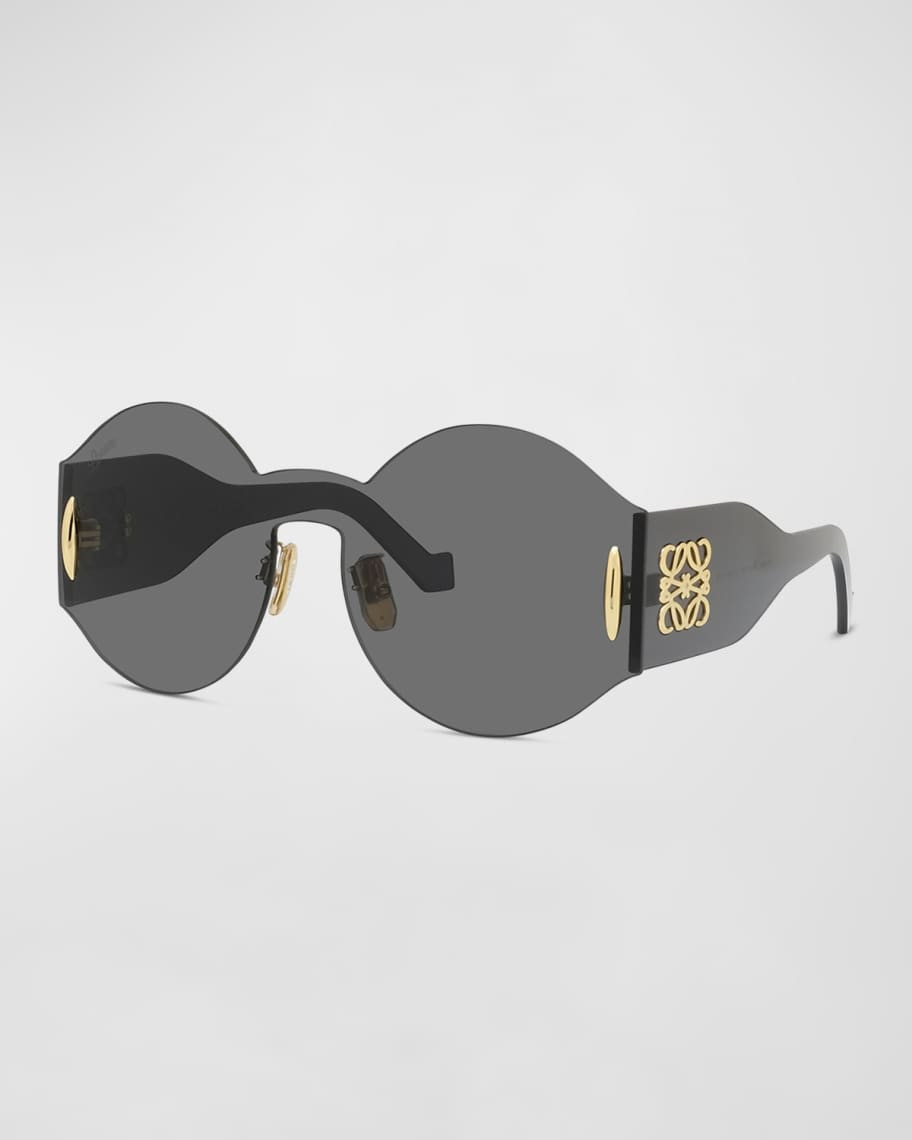 Round Nylon Shield Sunglasses | Neiman Marcus