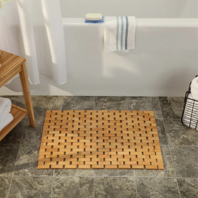 Aabia Bamboo Bath Mat | Wayfair North America