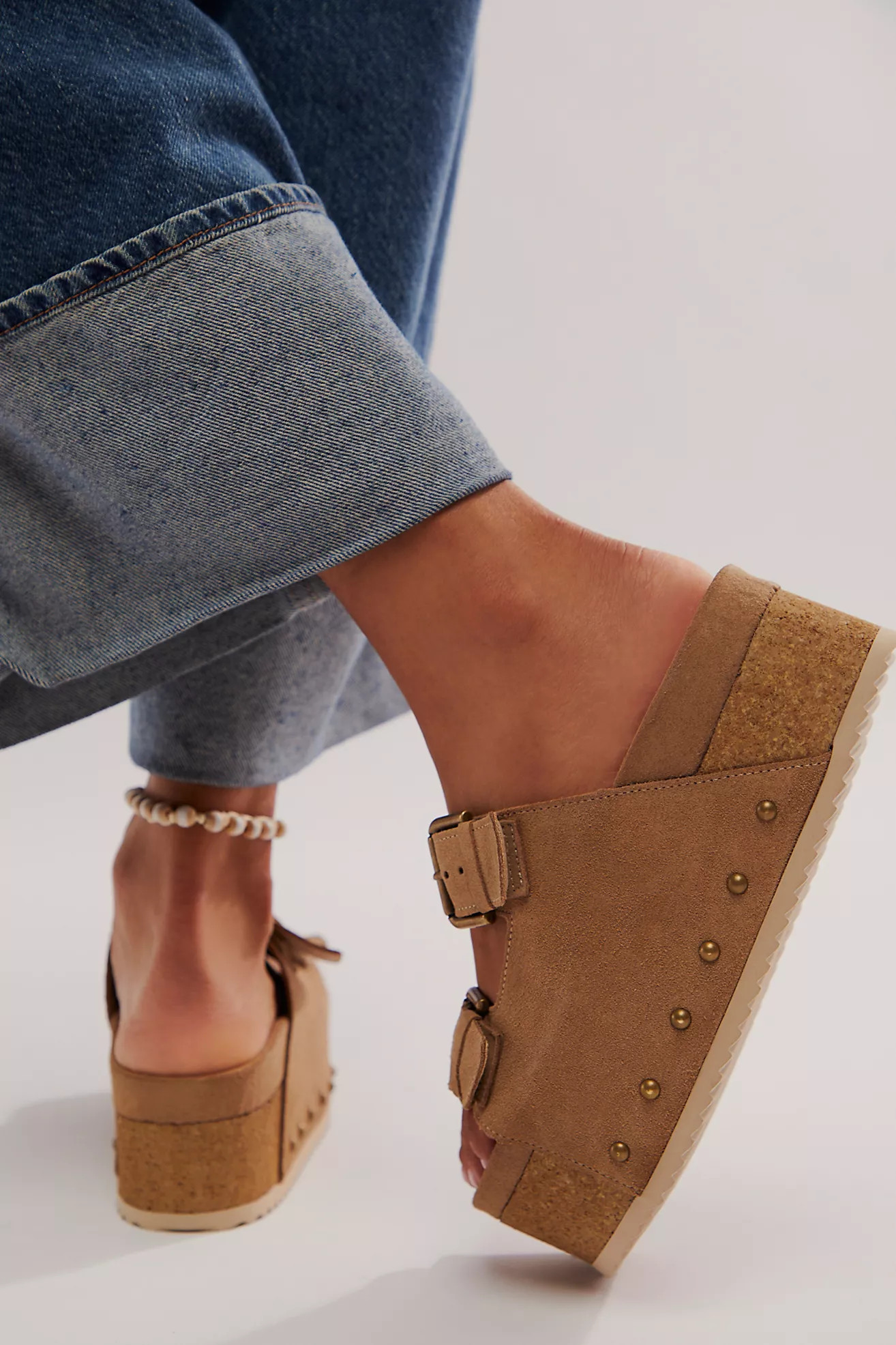 Rule Breaker Monochrome Flatform Sandals | Free People (Global - UK&FR Excluded)