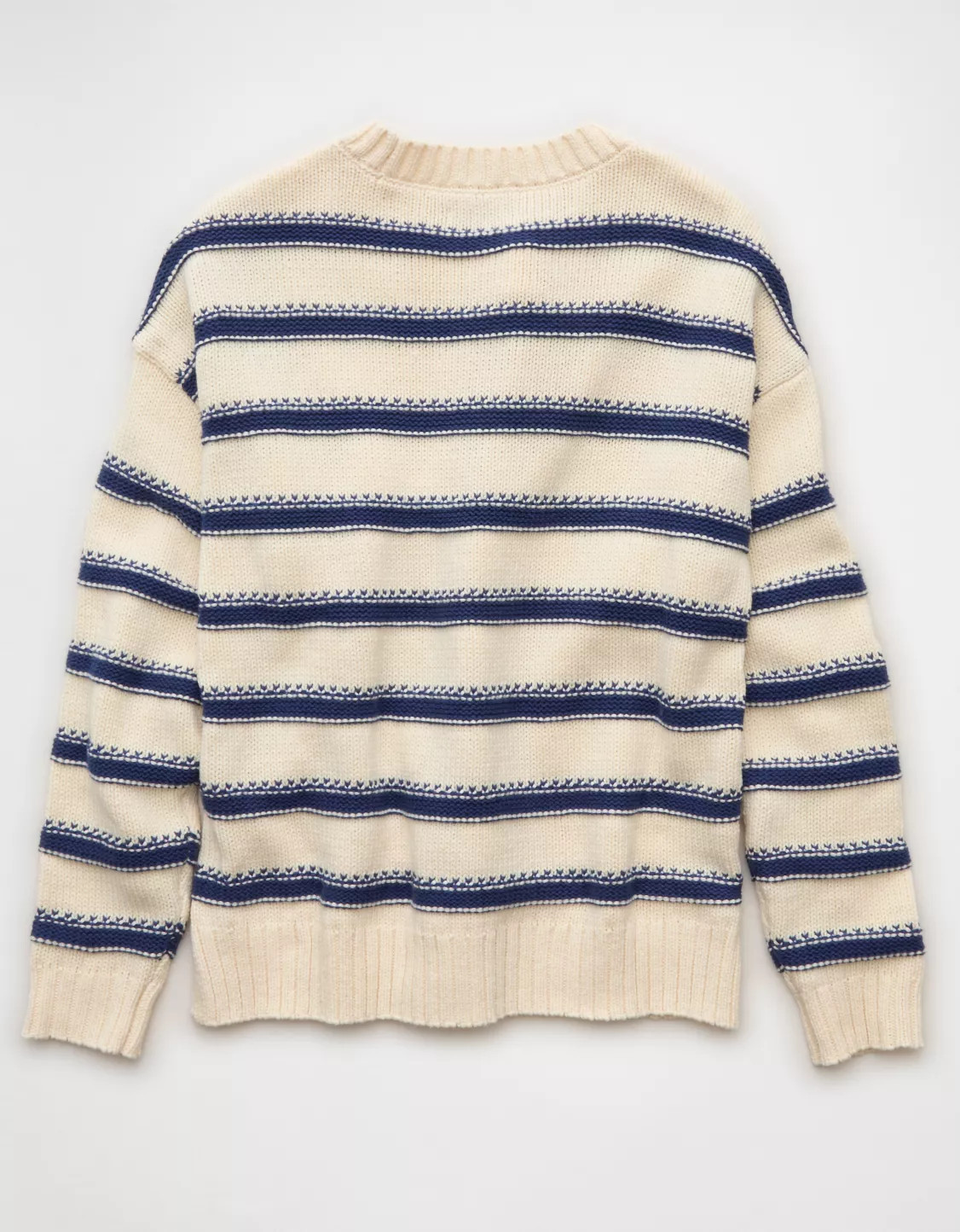 AE Striped Crew Neck Sweater | American Eagle Outfitters (US & CA)