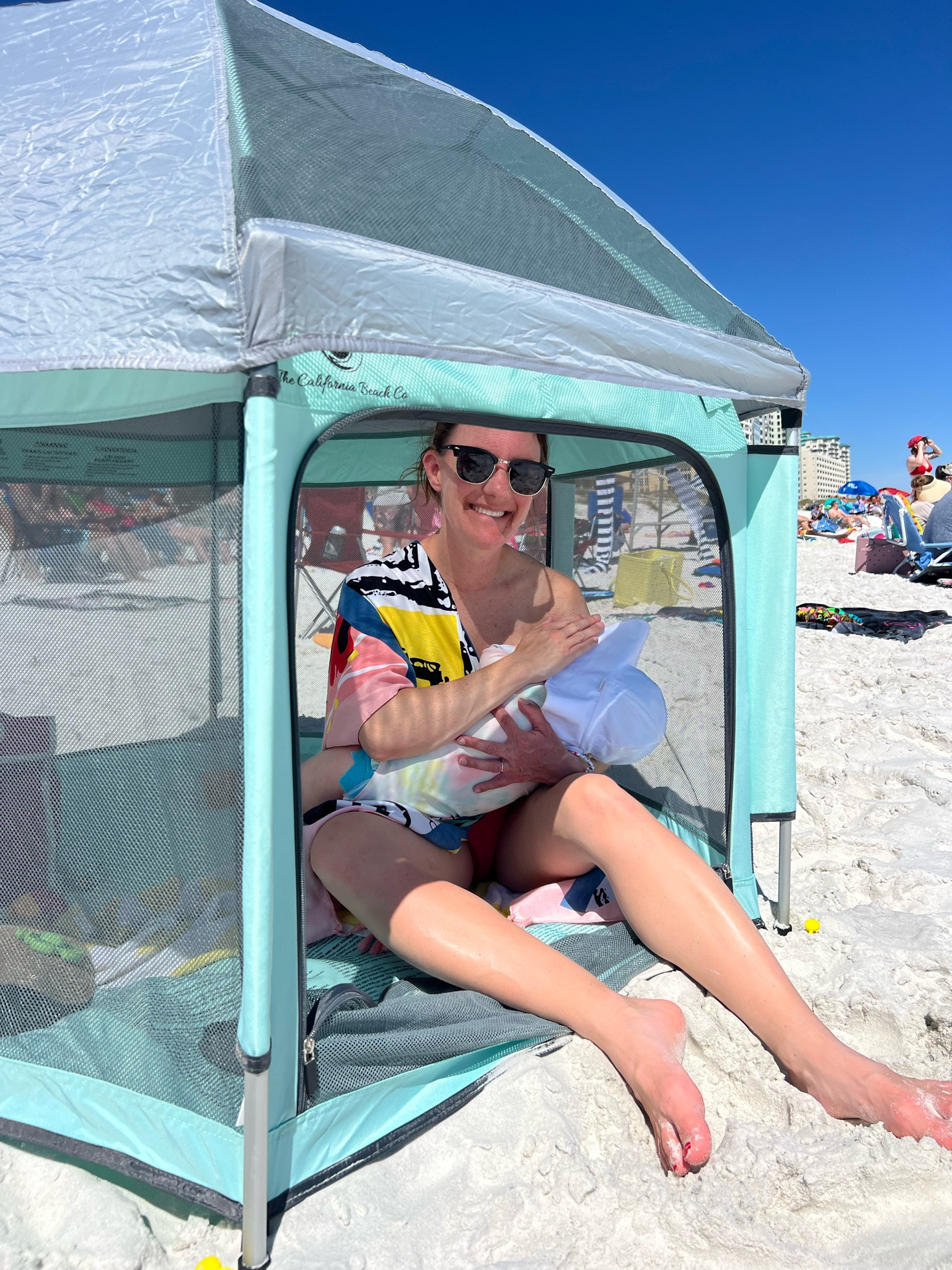 Nursing friendly beach popup tent for baby beach trips 

#LTKSeasonal #LTKfamily #LTKbaby