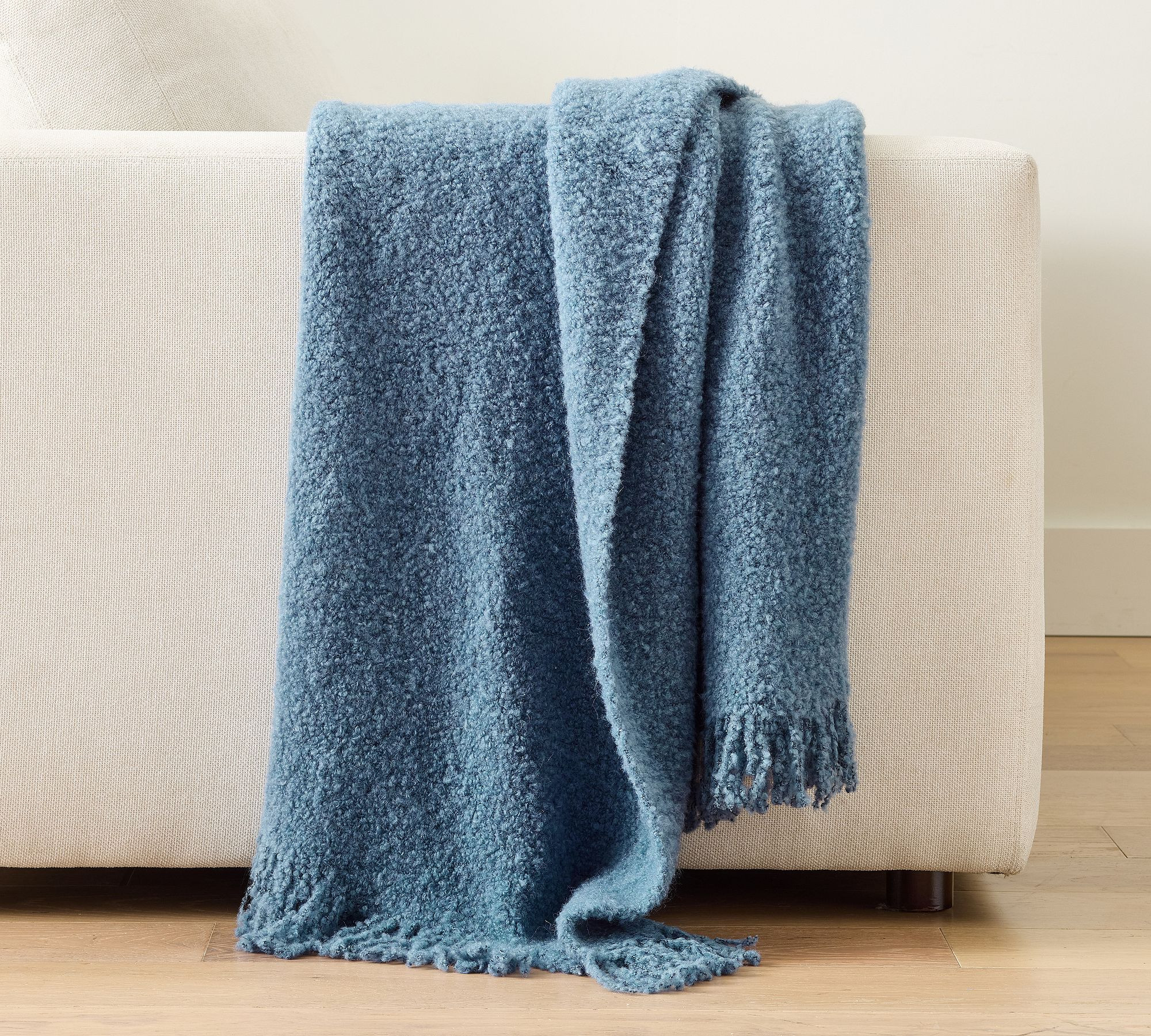 Boucle Knit Throw | Pottery Barn (US)