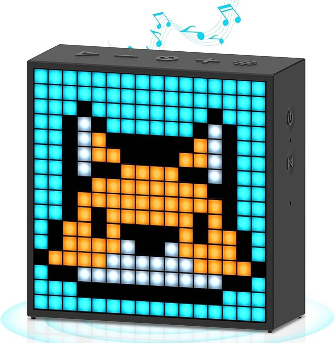 Divoom TimeBox Evo -- Pixel Art Bluetooth Speaker with 16x16 LED Display APP Control - Cool Anima... | Amazon (US)