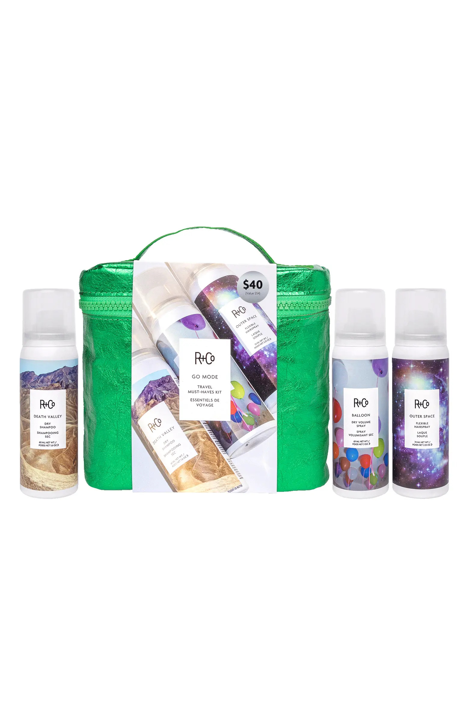 R+Co Go Mode Travel Must-Haves 3-Piece Kit $54 Value | Nordstrom | Nordstrom