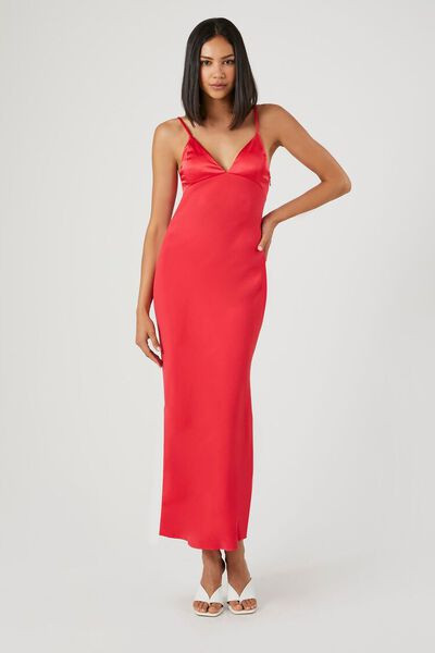 Satin Midi Slip Dress | Forever 21 | Forever 21 (US)