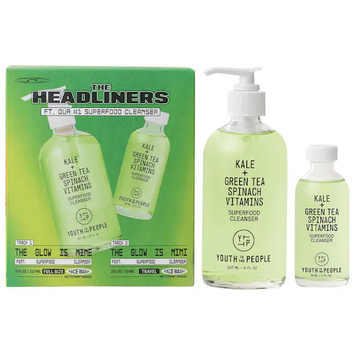 The Headliners Superfood Antioxidant Cleanser Skincare Set | Sephora (US)
