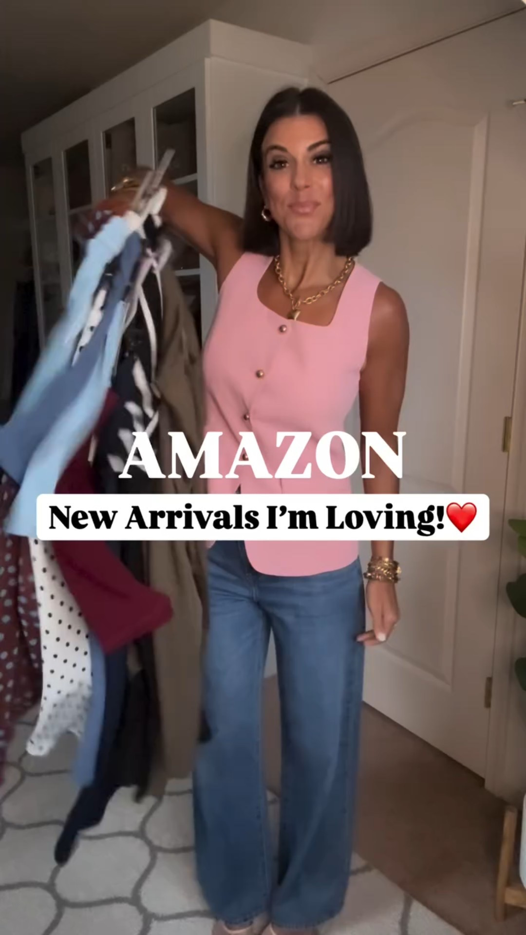 Amazon New releases! I’m 5’5 and in size small in all. Jean fit true to size, size down if in between. 

#LTKSeasonal