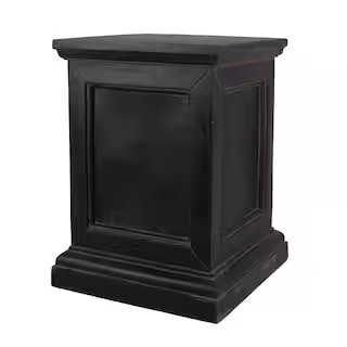 MPG 18 in. L x 18 in. W x 24 in. H Square Stand Stone in Aged Charcoal MPF1528AC - The Home Depot | The Home Depot