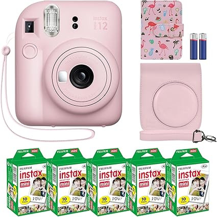 Fujifilm Instax Mini 12 Instant Camera + MiniMate Accessory Bundle & Compatible Custom Case + Fuj... | Amazon (US)