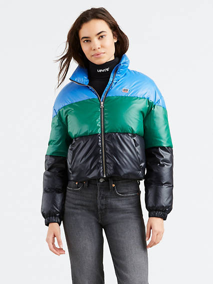 Levi's Cropped Puffer Jacket - Women's L | LEVI'S (US)