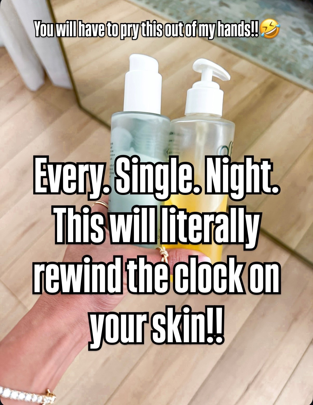 Things I’d buy immediately if I lost them today! Anti-aging hack! I run this combo all over my body at night. Rub in the green first - it will increase skin hydration by 161% and prevent crepey skin. Then, apply the oil. This is non-greasy and absorbs beautifully! It will seal the moisture in. You will never go back after you try this!

#LTKmorningroutine #LTKselfcare #LTKBeauty