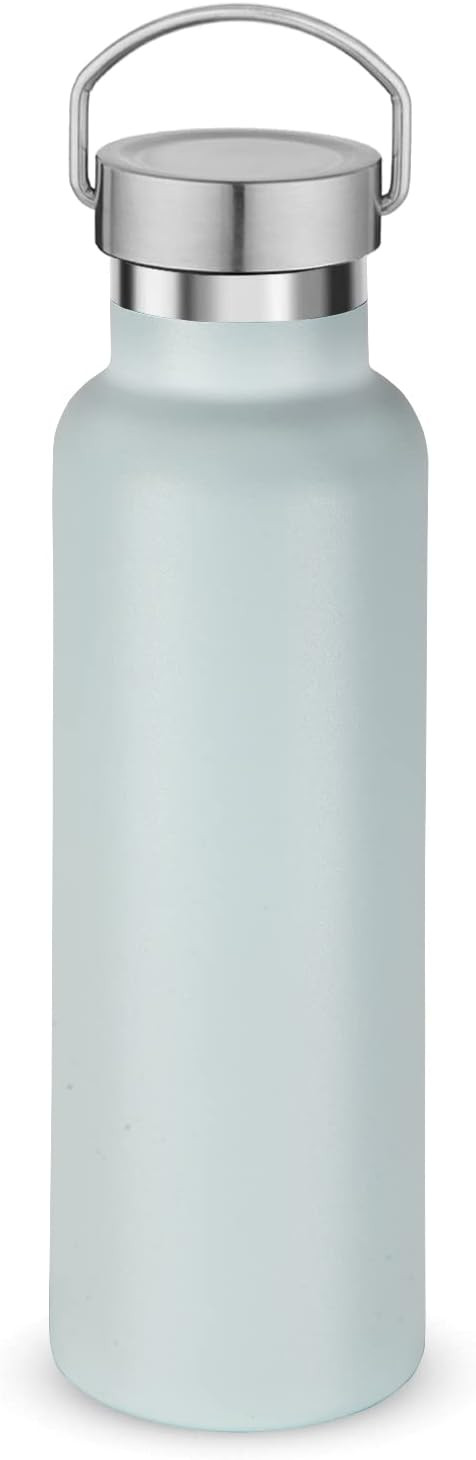 Neihepal Fog Stainless Steel Water Bottles,20 Ounce Vacuum Insulated Double Wall Travel Bottle wi... | Amazon (US)