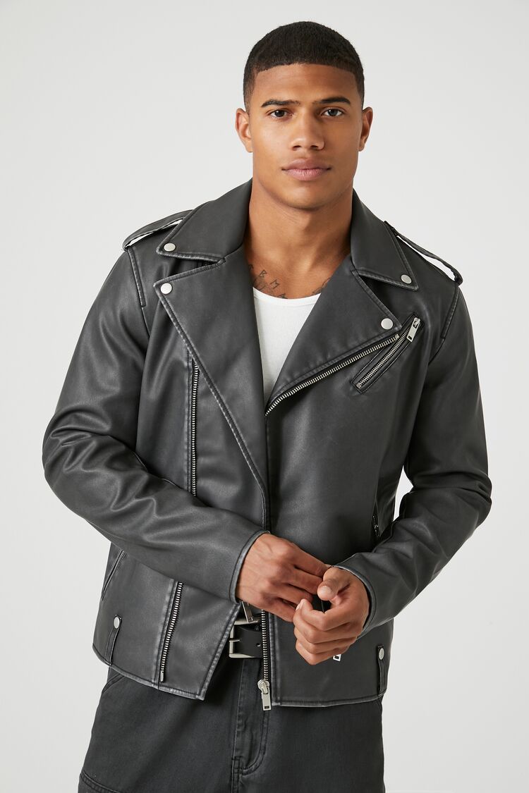 Faux Leather Moto Jacket | Forever 21 (US)