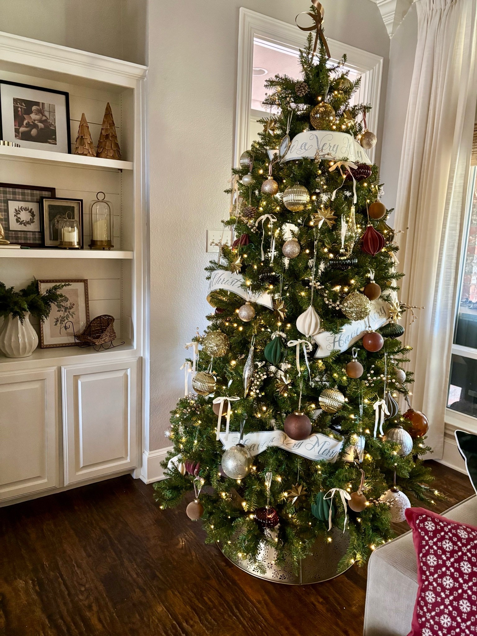 My antique brass tree collar is back for the season at Magnolia! 🎄 This sold out early last year, so don’t wait on this one! The quality is so good, and the detailing is absolutely beautiful! ✨

#LTKHome #LTKSeasonal