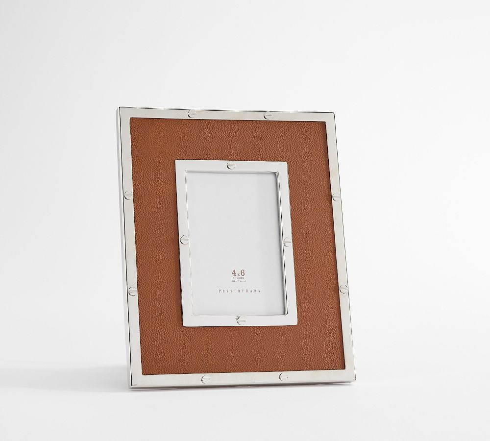 Leather Hardware Frame | Pottery Barn (US)