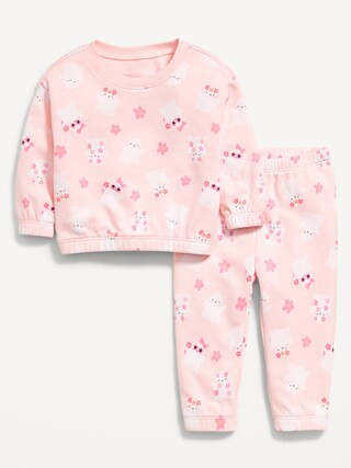 Printed French Terry Sweatshirt and Pants Set for Baby | Old Navy (US)