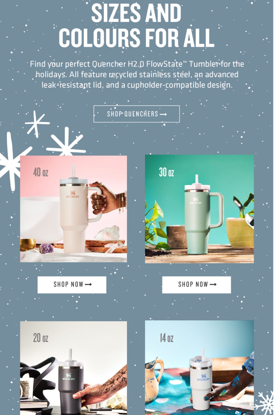 Stanley quenchers in stock in two sizes!! Perfect holiday present! 🎄🎄🎄

#LTKGiftGuide #LTKHoliday #LTKSeasonal