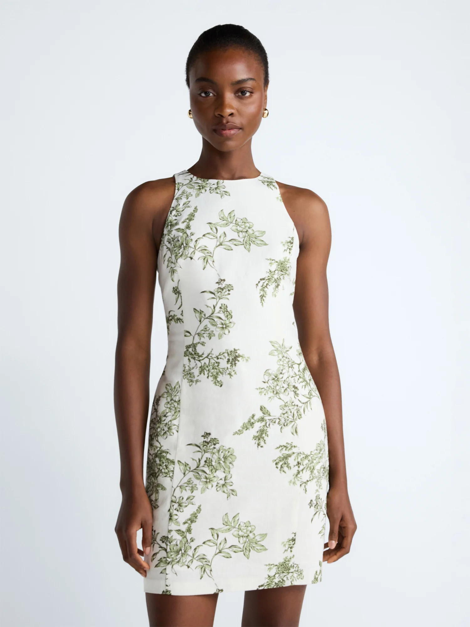 Scoop Women's and Women’s Plus Tie Back Mini Dress, Sizes 0-26W | Walmart (US)