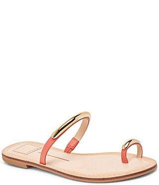 Dolce Vita Wink Leather Slip On Toe Ring Sandals - 11 | Dillard's