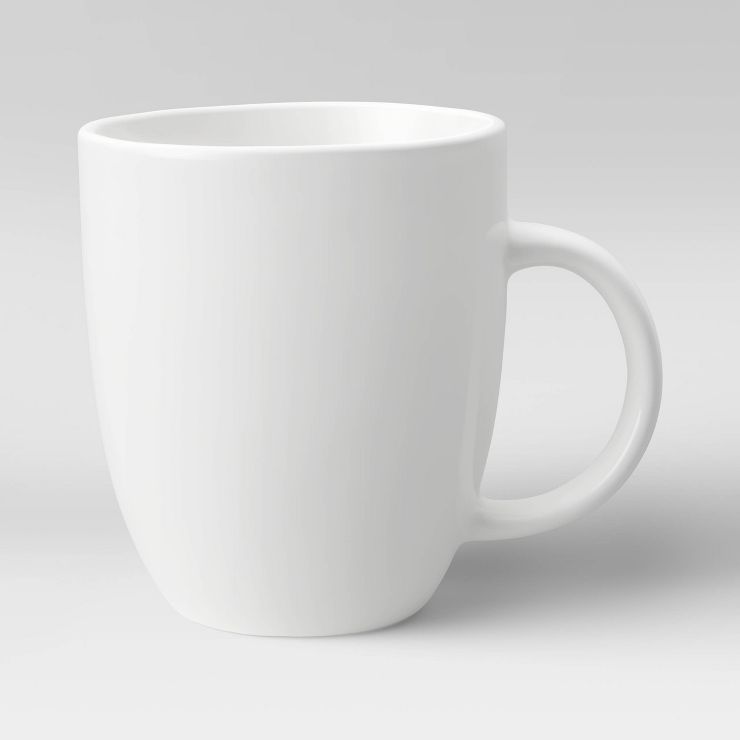 14oz Porcelain Coffee Mug White - Threshold&#8482; | Target