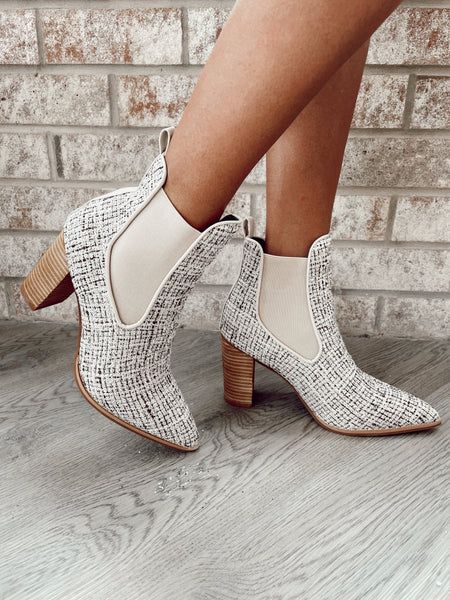 City Girl Tweed Boot | Lane 201 Boutique