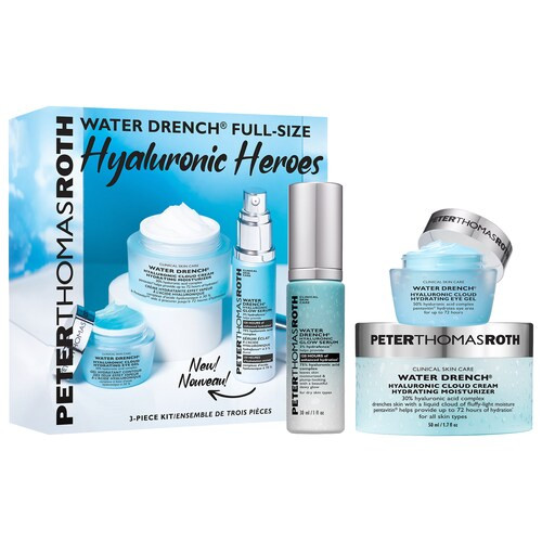 Water Drench® Full-Size Hyaluronic Heroes 3-Piece Kit | Sephora (US)