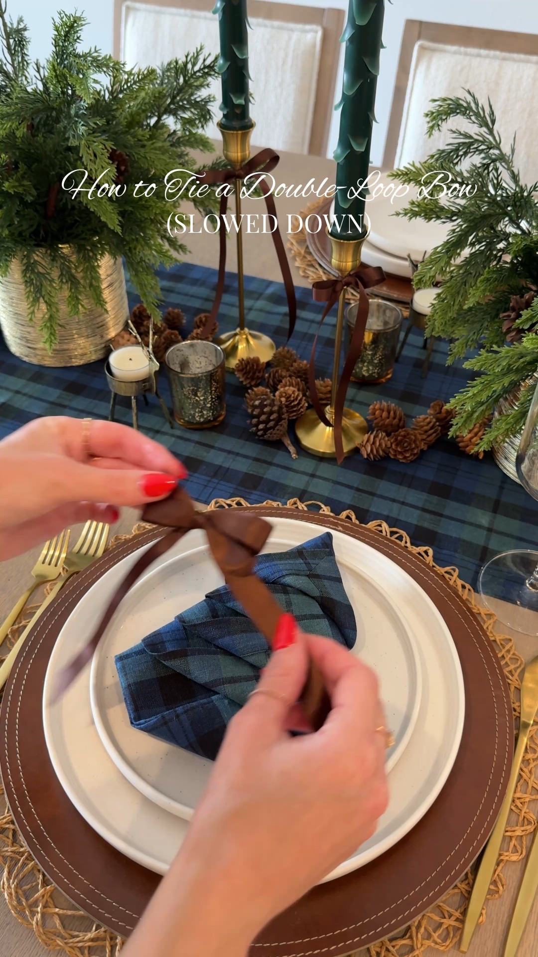 For reference, I used a 29-inch piece of ribbon for this bow 🎀

#LTKHome #LTKHoliday #LTKSeasonal