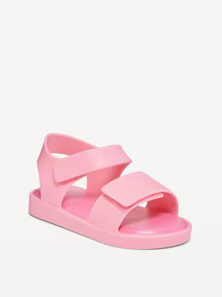 Double-Strap Matte Jelly Sandals for Toddler Girls | Old Navy (US)
