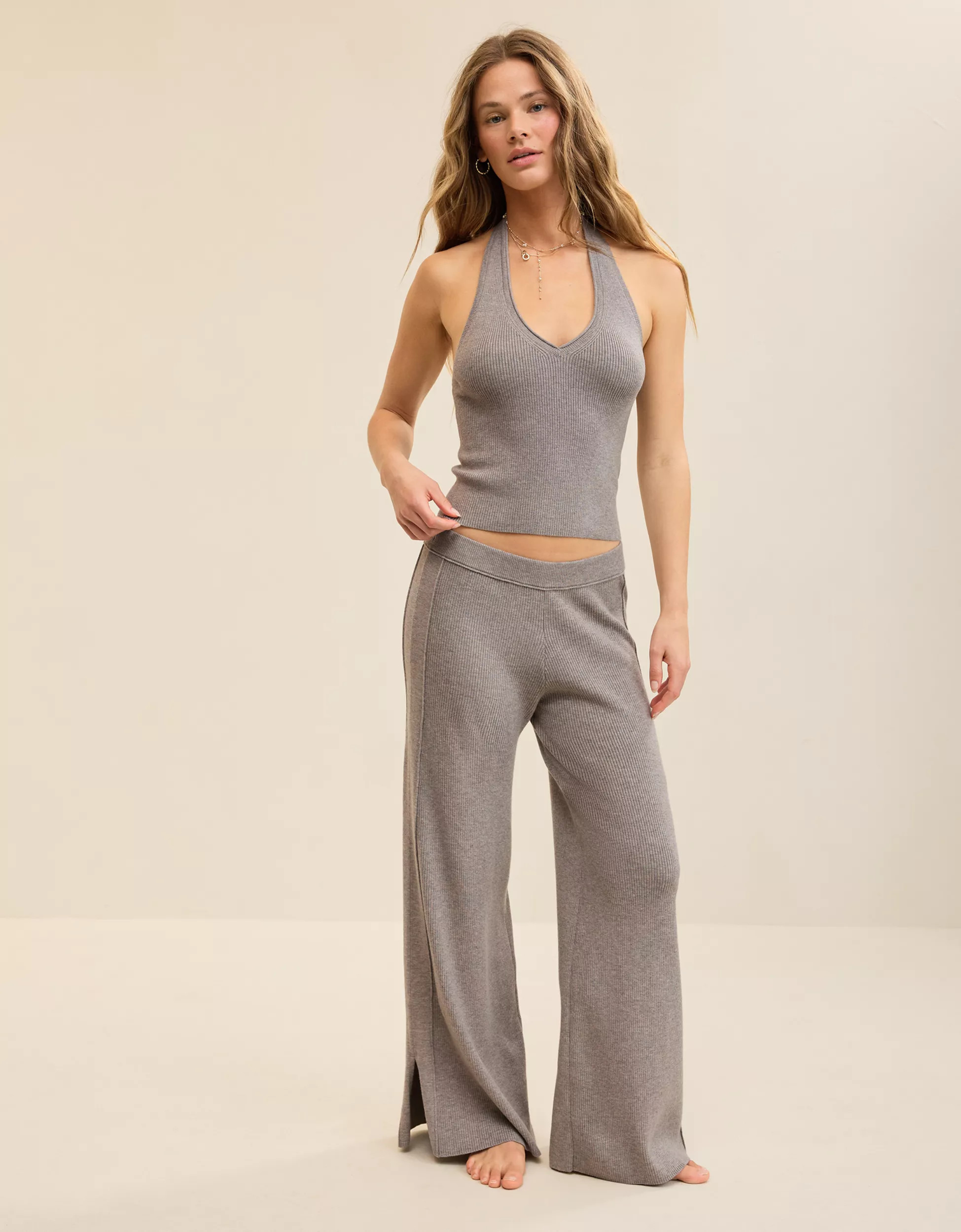 Aerie Sweater Halter Tank Top | Aerie