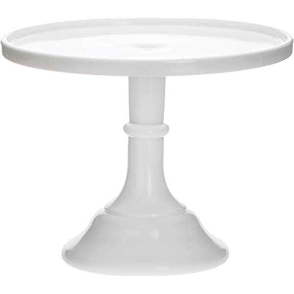 Cake Plate Round Plain & Simple Mosser Glass (10", Milk Glass) | Amazon (US)