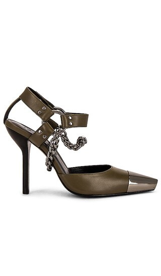 Evie Heel in Khaki | Revolve Clothing (Global)