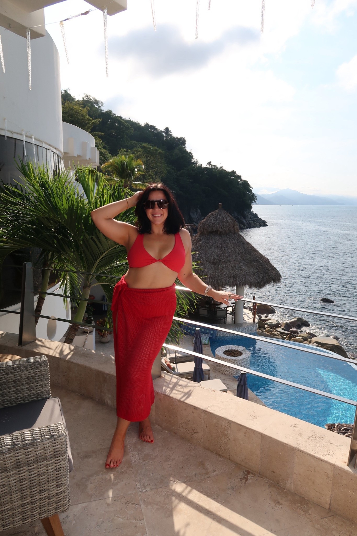 Swims suit and cover up is XL! 

#LTKTravel #LTKMidsize #LTKSeasonal