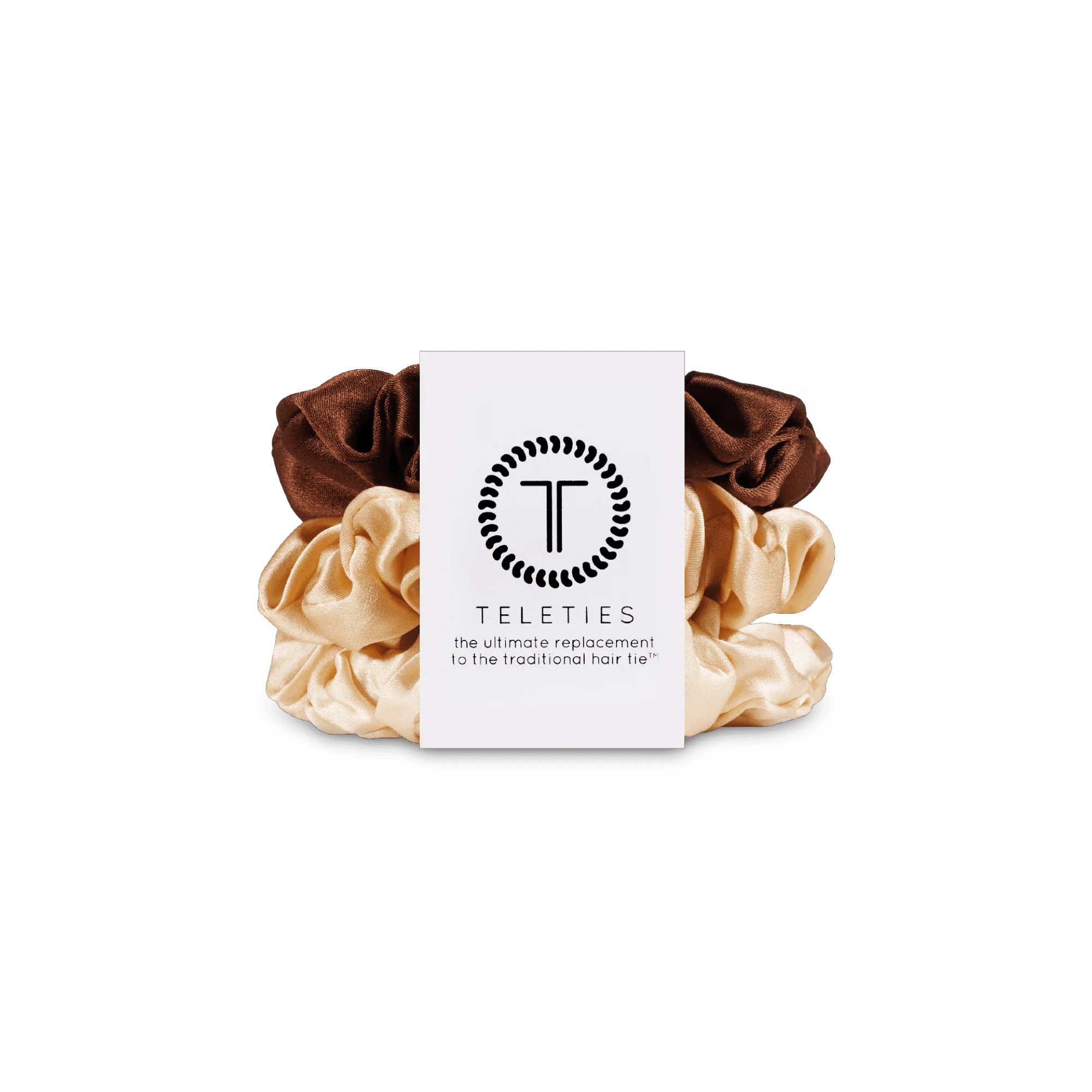 For the Love of Nudes Small Silk Scrunchies | TELETIES