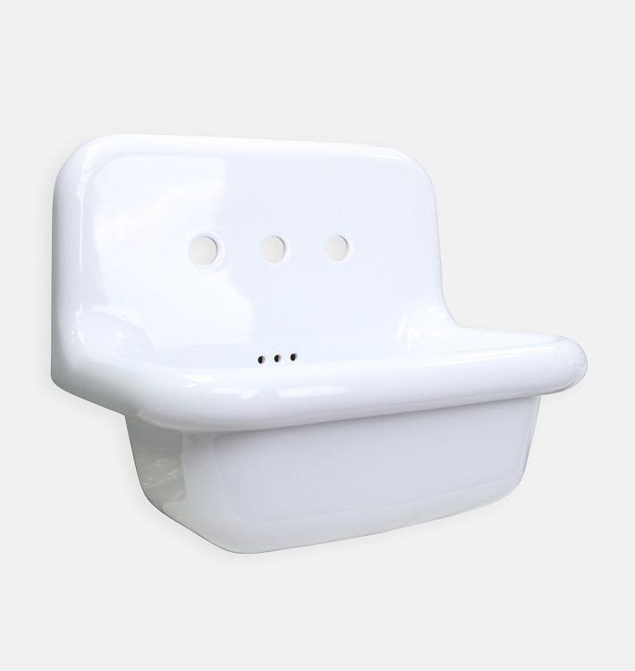 Juniper 24" Fireclay Utility Sink | Rejuvenation