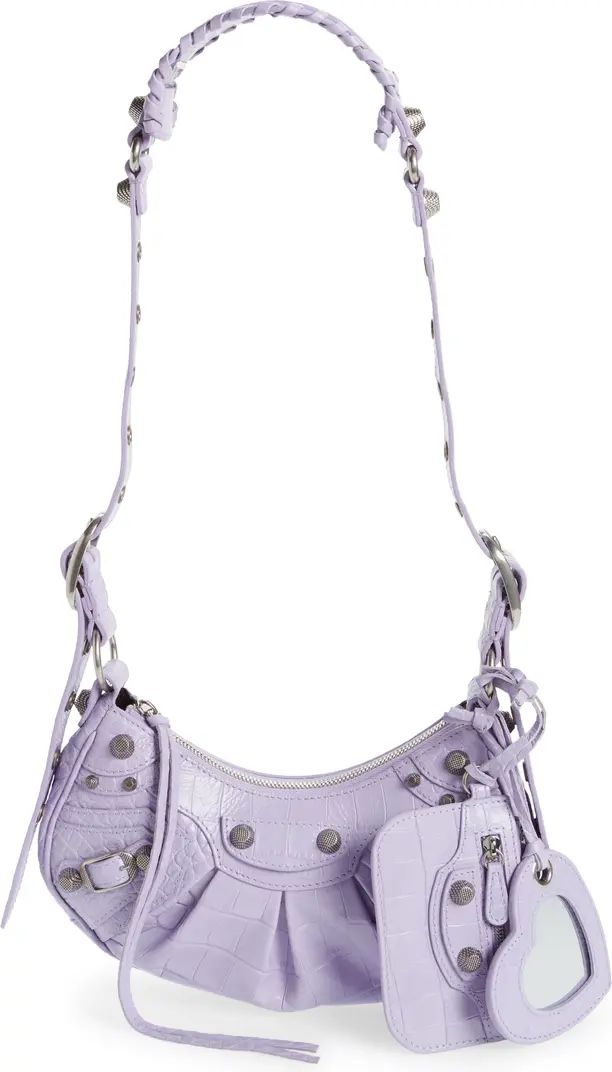 Balenciaga Extra Small Le Cagole Metallic Calfskin Shoulder Bag | Nordstrom | Nordstrom