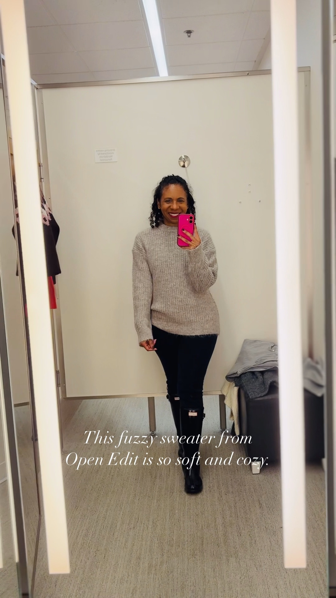 Open Edit Oversize Fuzzy Sweater (XXS) in Grey Satellite 🤍

This sweater is plush, soft, and perfectly cozy for winter. The fit is definitely oversized — even in the XXS, I still had plenty of room through the body and sleeves. If you prefer a more standard fit, I’d recommend sizing down.

A comfy neutral that pairs beautifully with denim, leggings, or satin pieces for a relaxed winter look.
✨ Shop the sweater + similar cozy knits below!

#LTKWinterStyle #CozyOutfits #OpenEdit #NordstromFinds #TryOnHaul

#LTKHoliday #LTKGiftGuide #LTKSeasonal