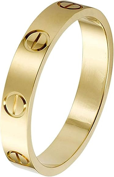 Love Rings Lifetime Promise with Screw Design Best Gifts for Love with Valentine's Day Promise En... | Amazon (US)